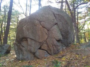 landlocked forest boulder